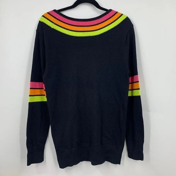 BP Be Proud By Gender Inclusive Stripe Detail Sweater In Multi Stripe SZ S NWT - Picture 2 of 9
